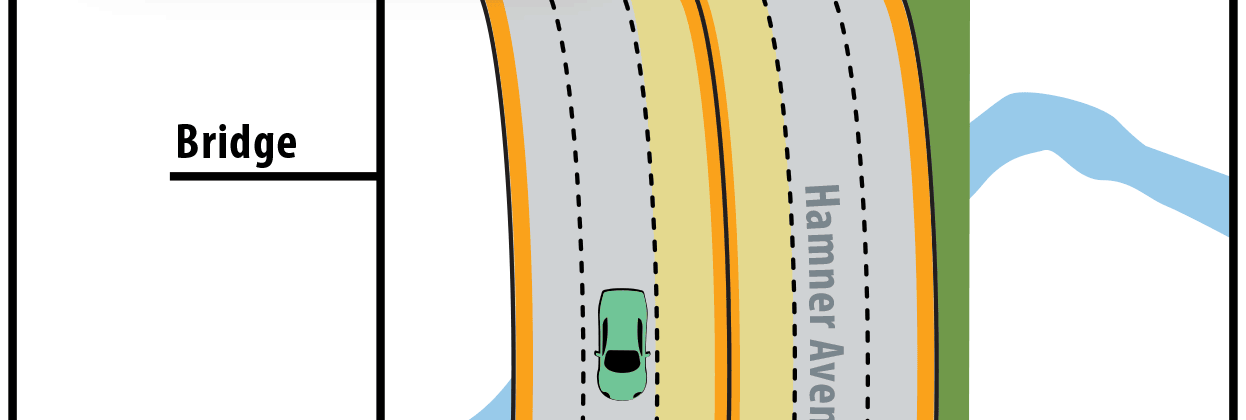 hamner ave bridge construction